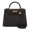 Replica Hermes Women Mini Kelly 20 Bag Epsom Leather Gold Hardware-Pink 13