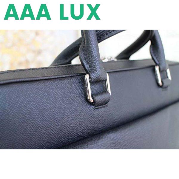Replica Louis Vuitton LV Men Alex Briefcase Embossed Taiga Cowhide Leather 13