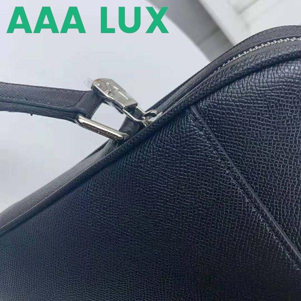 Replica Louis Vuitton LV Men Alex Messenger Bag in Taiga Cowhide Leather-Black 7