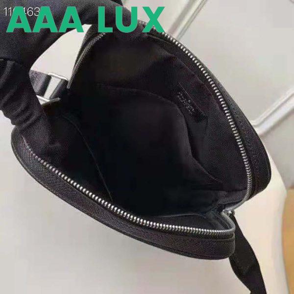 Replica Louis Vuitton LV Men Alex Messenger Bag in Taiga Cowhide Leather-Black 8