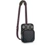 Replica Louis Vuitton LV Men Alex Messenger Bag in Taiga Cowhide Leather-Black 10