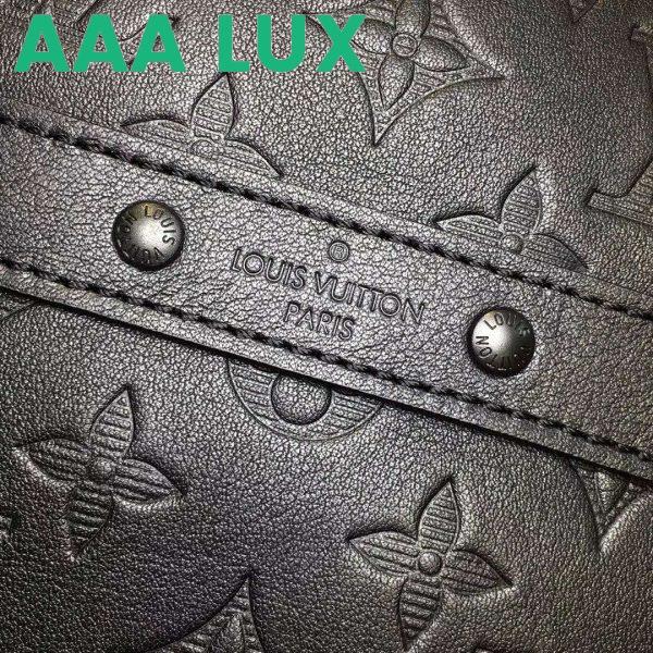 Replica Louis Vuitton LV Men Danube Slim Monogram Shadow Cowhide Leather 8