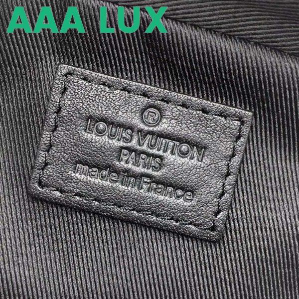 Replica Louis Vuitton LV Men Danube Slim Monogram Shadow Cowhide Leather 9