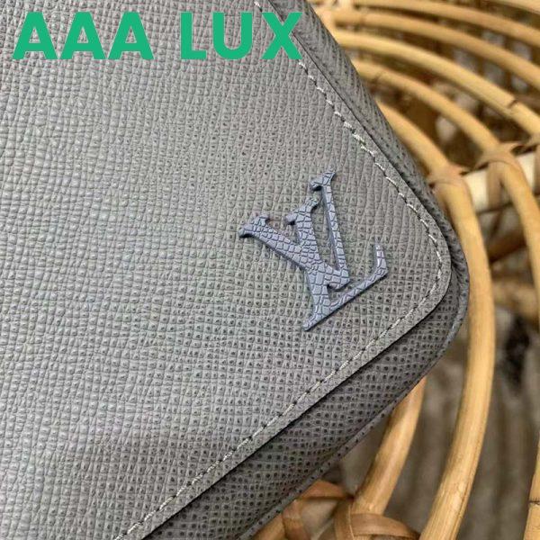 Replica Louis Vuitton LV Men District PM Bag Glacier Taiga Cowhide Leather 9