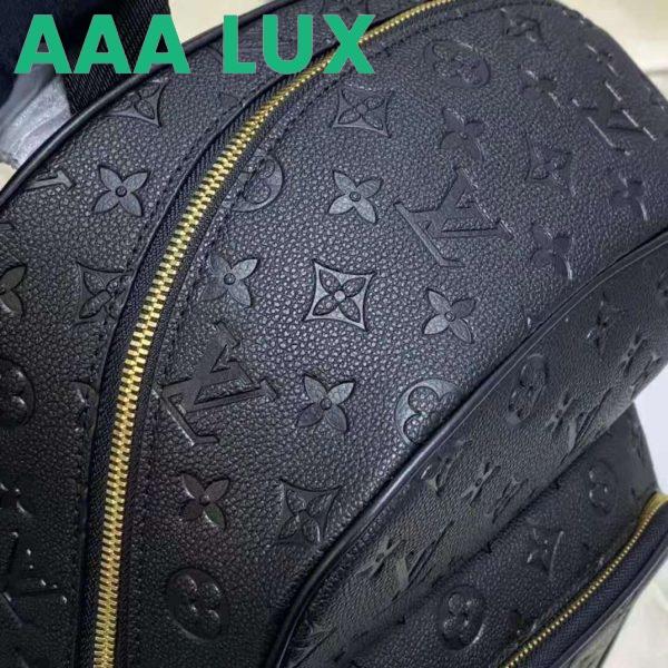 Replica Louis Vuitton LV Unisex LVXNBA Basketball Backpack Black Ball Grain Leather 9