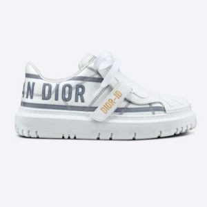 Replica Dior Women Shoes Dior-ID Sneaker White and French Blue Technical Fabric 2