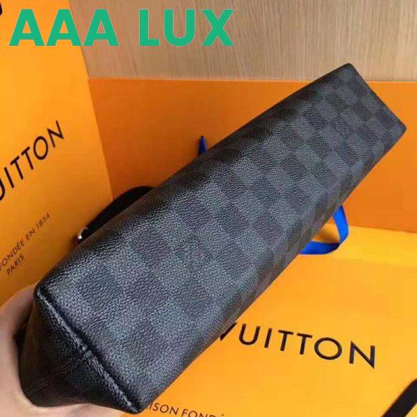 Replica Louis Vuitton LV Men Mick PM Bag in Damier Graphite Canvas-Grey 4