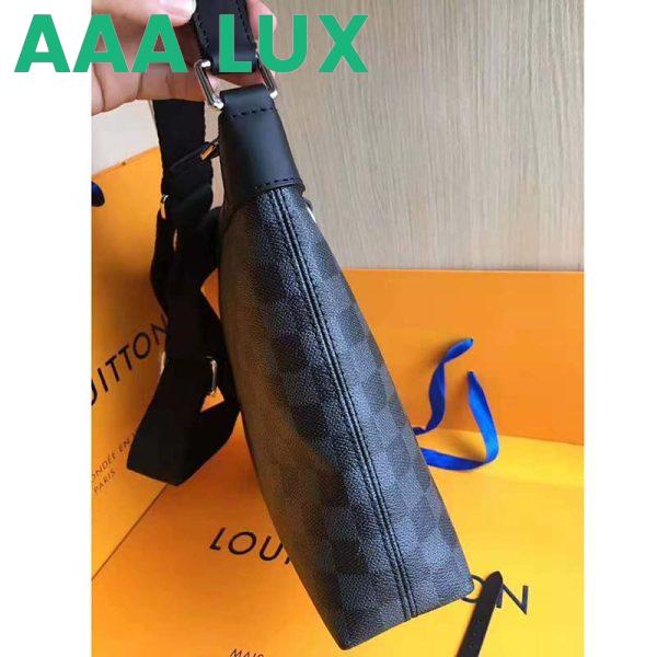 Replica Louis Vuitton LV Men Mick PM Bag in Damier Graphite Canvas-Grey 6