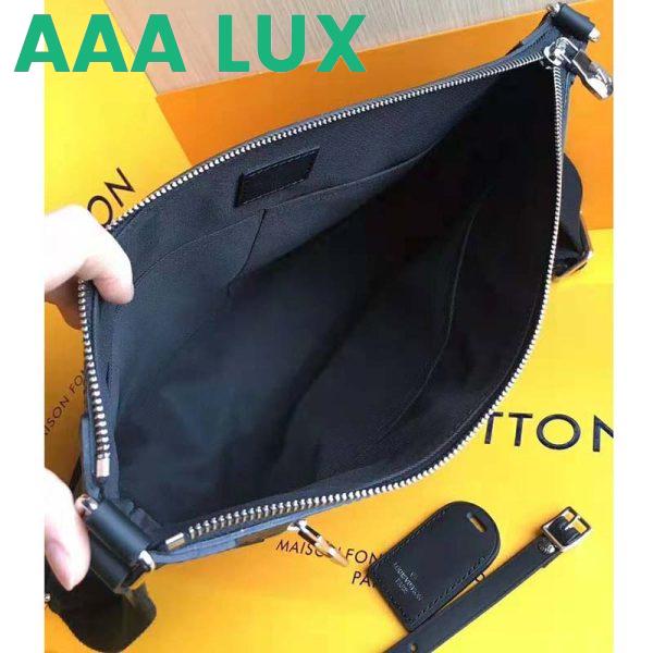 Replica Louis Vuitton LV Men Mick PM Bag in Damier Graphite Canvas-Grey 7