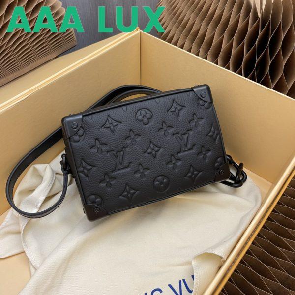 Replica Louis Vuitton LV Men Mini Soft Trunk Bag Black Taurillon Cowhide Leather 4
