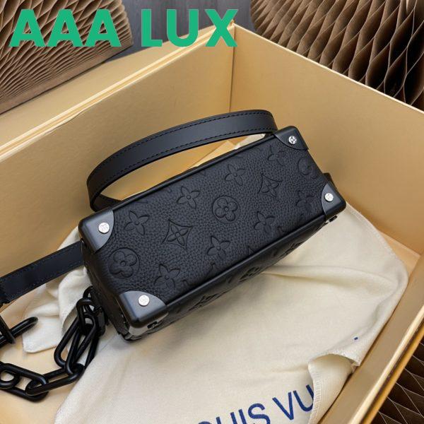 Replica Louis Vuitton LV Men Mini Soft Trunk Bag Black Taurillon Cowhide Leather 6