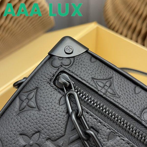 Replica Louis Vuitton LV Men Mini Soft Trunk Bag Black Taurillon Cowhide Leather 10