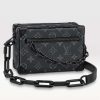 Replica Louis Vuitton LV Men Mini Soft Trunk Bag Black Taurillon Cowhide Leather 14