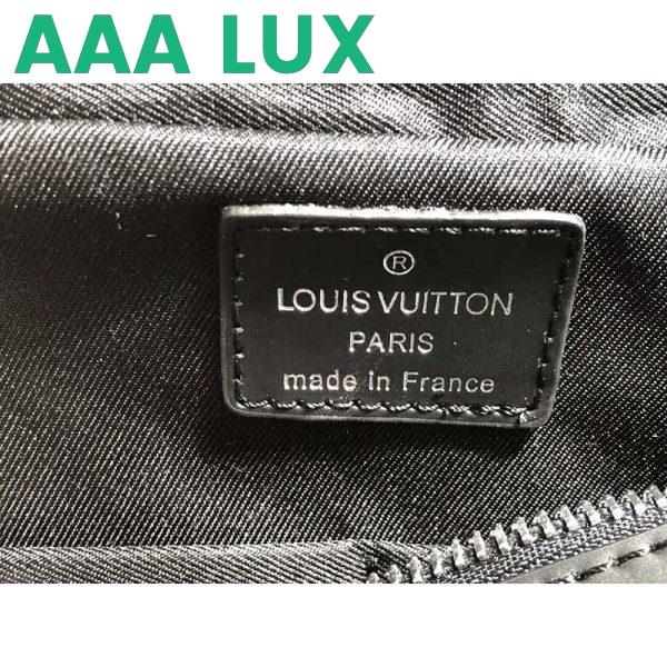 Replica Louis Vuitton LV Men Trocadero Messenger Bag Damier Graphite Canvas 11