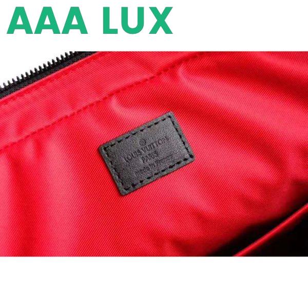 Replica Louis Vuitton LV Men Utility Business Bag Damier Graphite Canvas 11