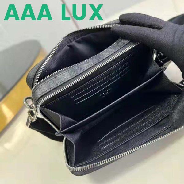 Replica Louis Vuitton LV Unisex Alpha Wearable Wallet Damier Graphite Coated Canvas Cowhide 10
