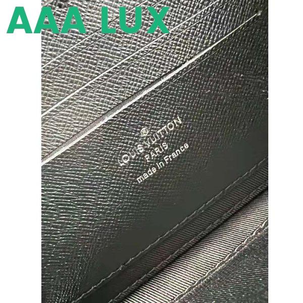 Replica Louis Vuitton LV Unisex Alpha Wearable Wallet Damier Graphite Coated Canvas Cowhide 12