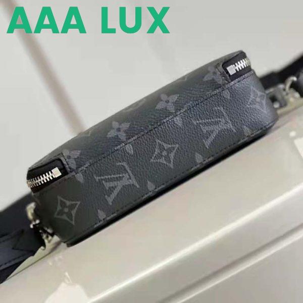 Replica Louis Vuitton LV Unisex Alpha Wearable Wallet Monogram Eclipse Coated Canvas Cowhide 7