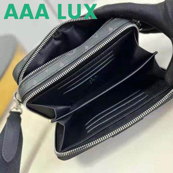 Replica Louis Vuitton LV Unisex Alpha Wearable Wallet Monogram Eclipse Coated Canvas Cowhide 10
