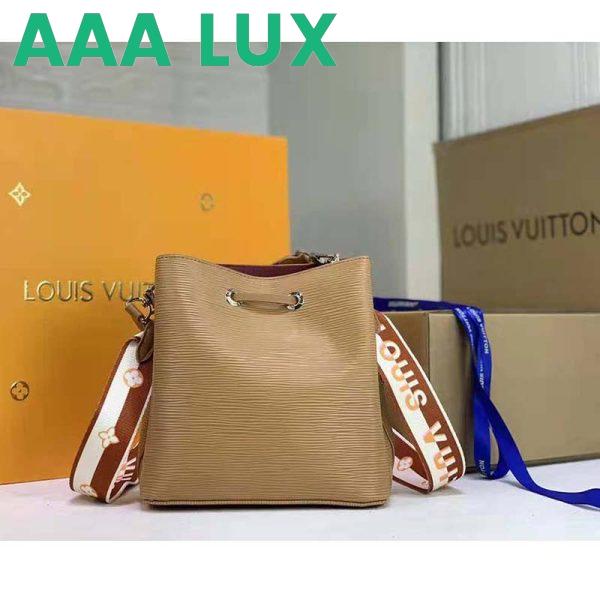 Replica Louis Vuitton LV Women NéoNoé BB Bucket Bag Gold Epi Grained Cowhide 4