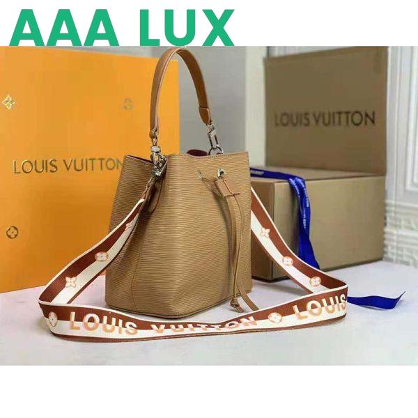 Replica Louis Vuitton LV Women NéoNoé BB Bucket Bag Gold Epi Grained Cowhide 5