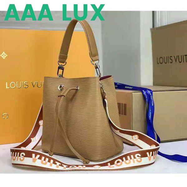 Replica Louis Vuitton LV Women NéoNoé BB Bucket Bag Gold Epi Grained Cowhide 6