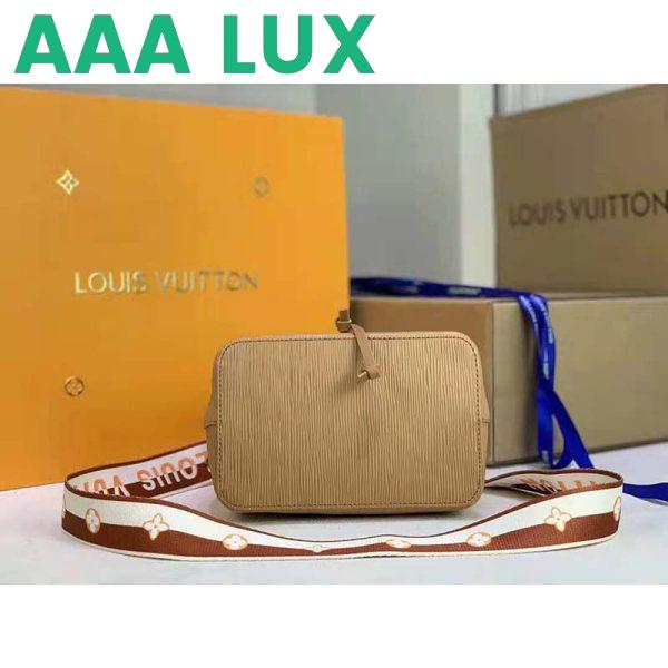 Replica Louis Vuitton LV Women NéoNoé BB Bucket Bag Gold Epi Grained Cowhide 7