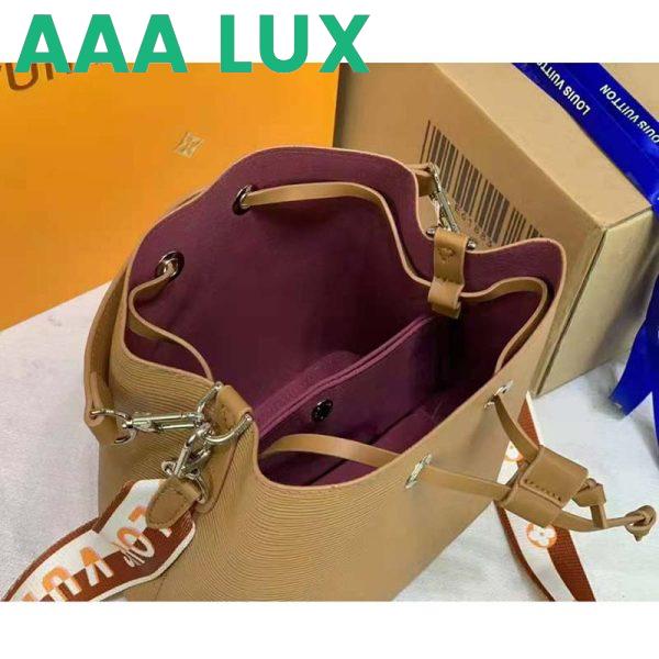 Replica Louis Vuitton LV Women NéoNoé BB Bucket Bag Gold Epi Grained Cowhide 8