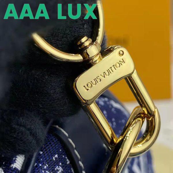 Replica Louis Vuitton LV Women Speedy Bandoulière 25 Handbag Navy Blue Denim Jacquard Calfskin 14