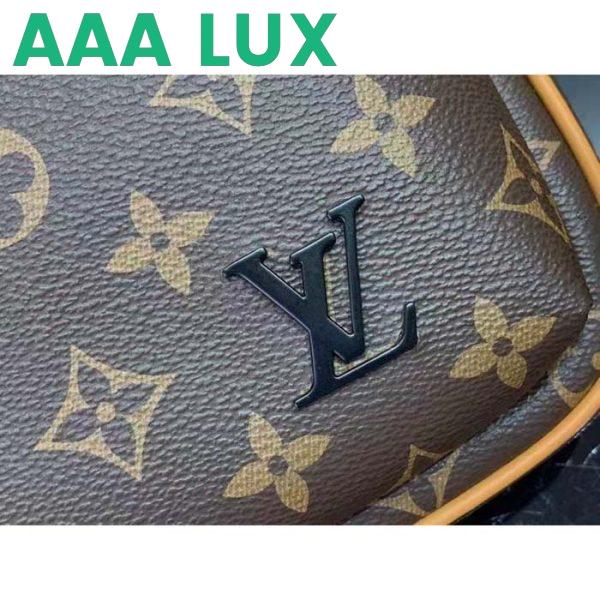 Replica Louis Vuitton LV Unisex Avenue Sling Bag NM Radiant Sun Monogram Macassar Coated Canvas 10