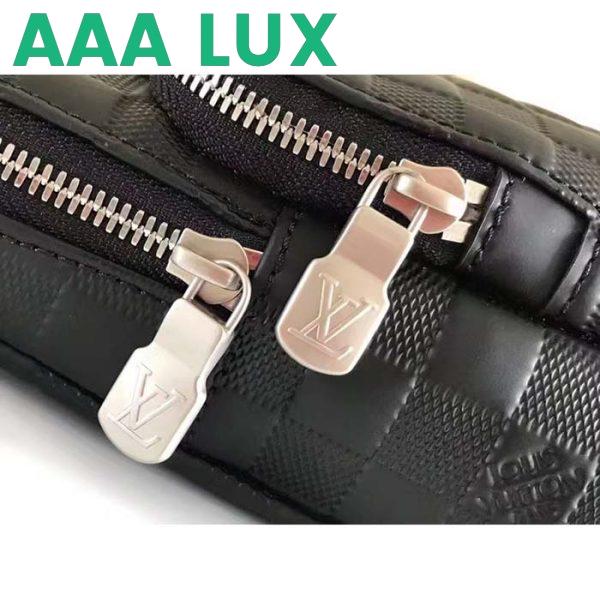 Replica Louis Vuitton LV Unisex Avenue Slingbag NM Damier Infini Cowhide Leather 6