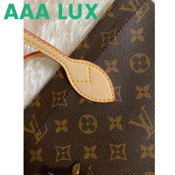 Replica Louis Vuitton LV Unisex Carry It Brown Monogram Coated Canvas Cowhide Leather 7