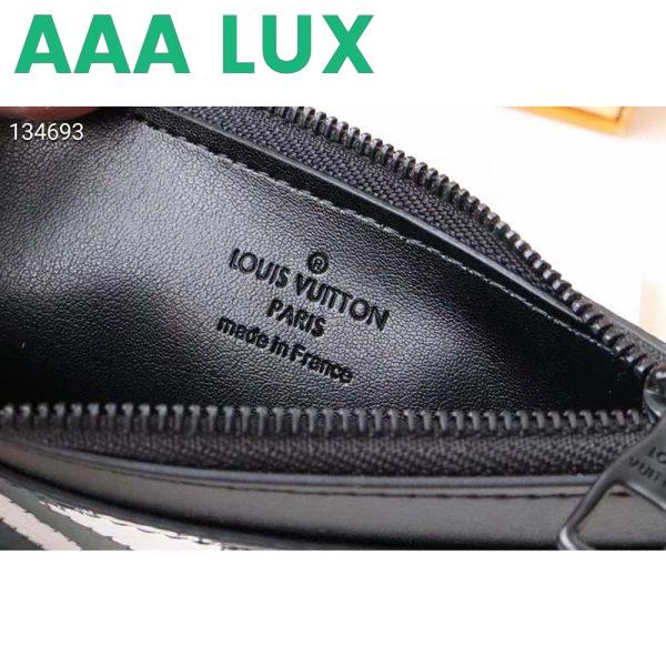 Replica Louis Vuitton LV Unisex CC Holder Wallet Yelow Blue Taurillon Cowhide Leather 11