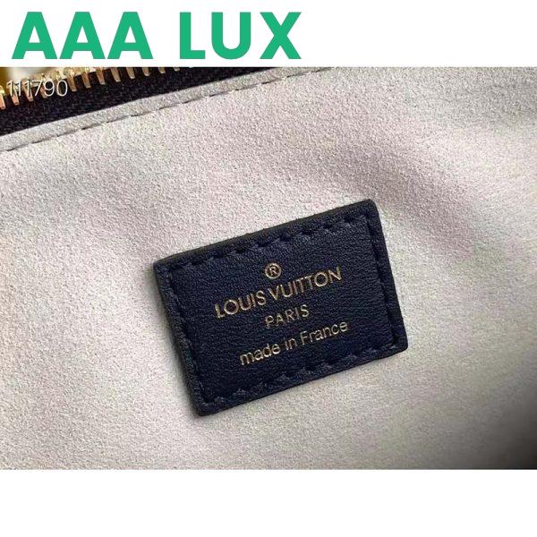 Replica Louis Vuitton LV Unisex Coussin PM Handbag Navy Blue Denim-Printed Lambskin 11