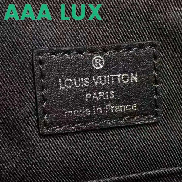 Replica Louis Vuitton LV Unisex Christopher Messenger Black Taurillon Cowhide Leather 14