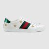 Replica Gucci Men Ace Embroidered Sneaker Stars and Bees in White
