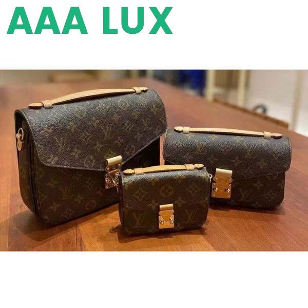Replica Louis Vuitton LV Women Micro Métis Bag Monogram Coated Canvas Cowhide Leather 4