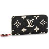 Replica Louis Vuitton LV Unisex Crafty Zippy Wallet Monogram Empreinte Cowhide Leather