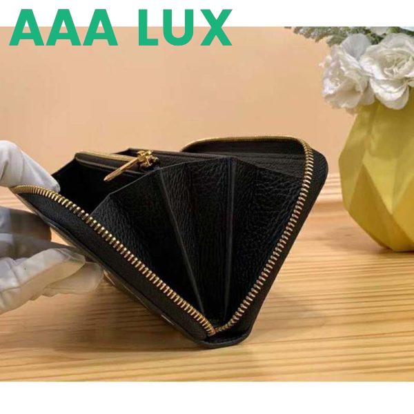 Replica Louis Vuitton LV Unisex Crafty Zippy Wallet Monogram Empreinte Cowhide Leather 7