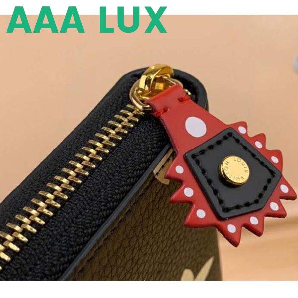 Replica Louis Vuitton LV Unisex Crafty Zippy Wallet Monogram Empreinte Cowhide Leather 9