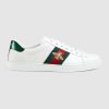 Replica Gucci Unisex Ace Embroidered Sneaker with Arrow Appliqués-White 12