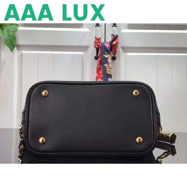 Replica Louis Vuitton LV Unisex Cruiser PM Black Calfskin Leather Cowhide 6