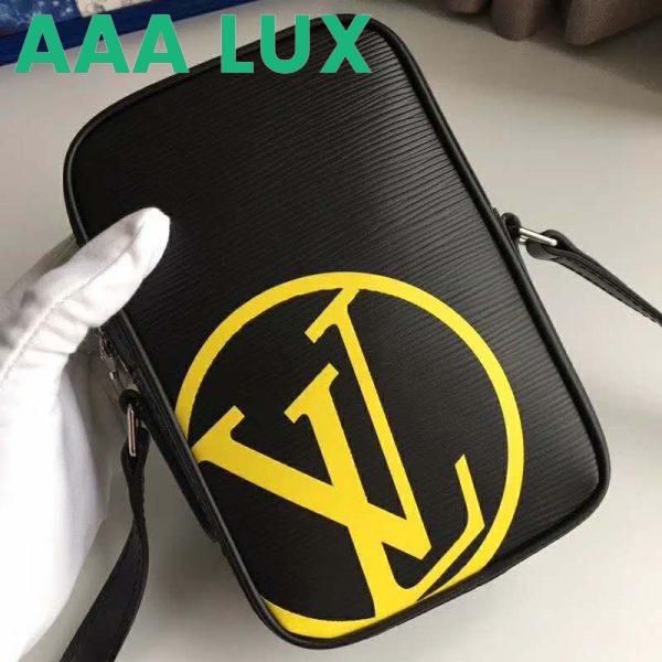 Replica Louis Vuitton LV Unisex Danube PM Bag Black Epi Leather 3