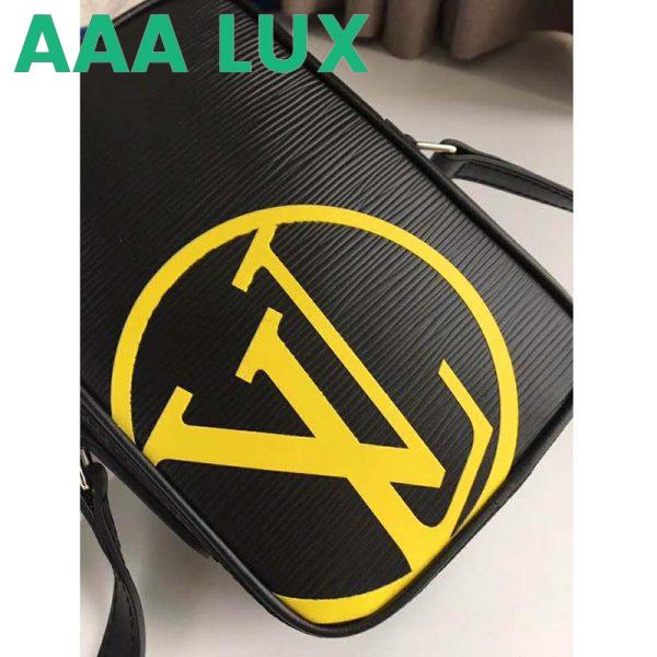 Replica Louis Vuitton LV Unisex Danube PM Bag Black Epi Leather 4