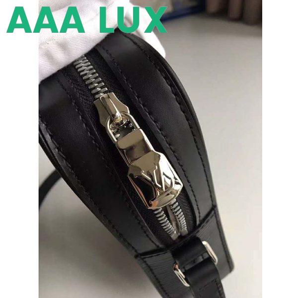 Replica Louis Vuitton LV Unisex Danube PM Bag Black Epi Leather 8