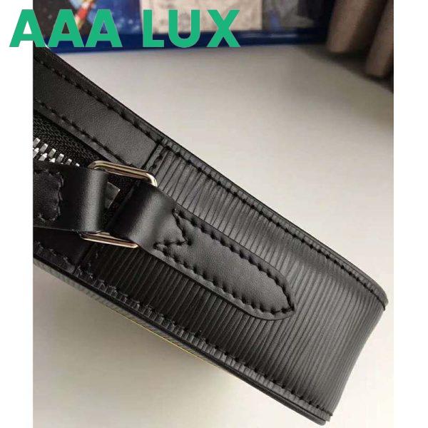 Replica Louis Vuitton LV Unisex Danube PM Bag Black Epi Leather 9