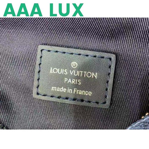 Replica Louis Vuitton LV Unisex Discovery Bumbag Abyss Blue Monogram Aquagarden Coated Canvas 11