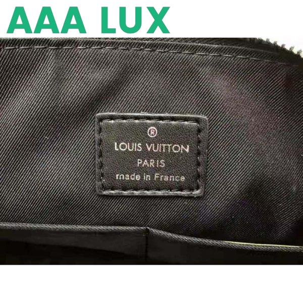 Replica Louis Vuitton LV Unisex Discovery Messenger BB Damier Infini Cowhide Leather-Black 11