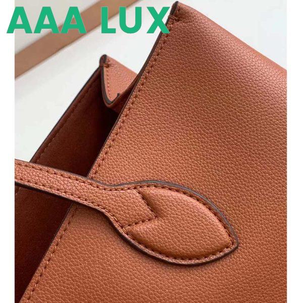 Replica Louis Vuitton LV Women Lockme Shopper Chataigne Brown Grained Calf Leather 11