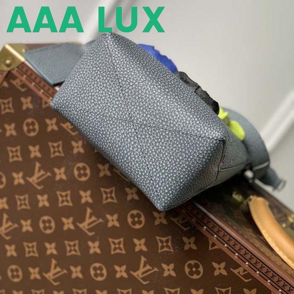 Replica Louis Vuitton LV Unisex Hobo Cruiser PM Handbag Granite Taurillon Monogram Embossed Cowhide 7